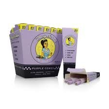 Blazy Susan 1 1/4 Cones Purple 21ct Box 6pk