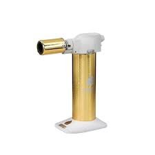 Newport Zero 6" Cigar Torch Gold White NTRG030