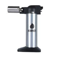 Newport Zero 6" Cigar Torch Silver NTR001