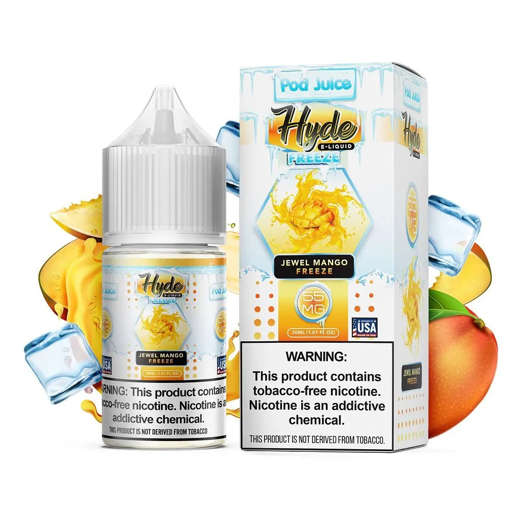 Pod Juice Jewel Mango Freeze 55mg 30ml Salt Nic