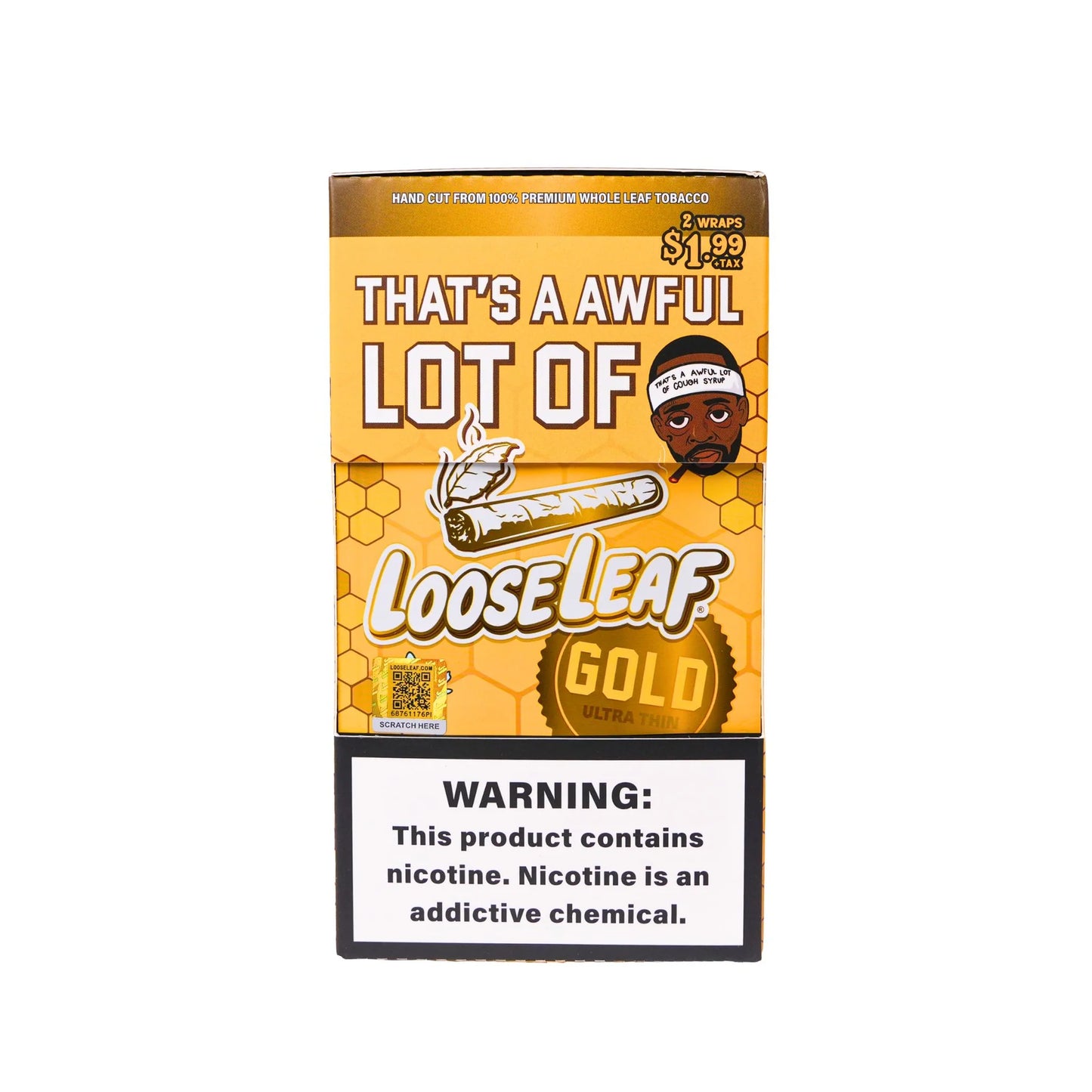 Loose Leaf 20ct Natural Leaf Gold 2pk Pre Price $1.99 Wrap