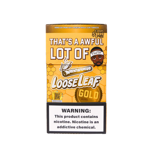 Loose Leaf 20ct Gold 2pk Pre Price $1.99 Wrap