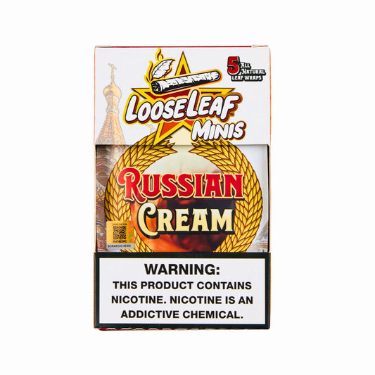 Loose Leaf Mini 8ct Russian Cream 5pk Wrap
