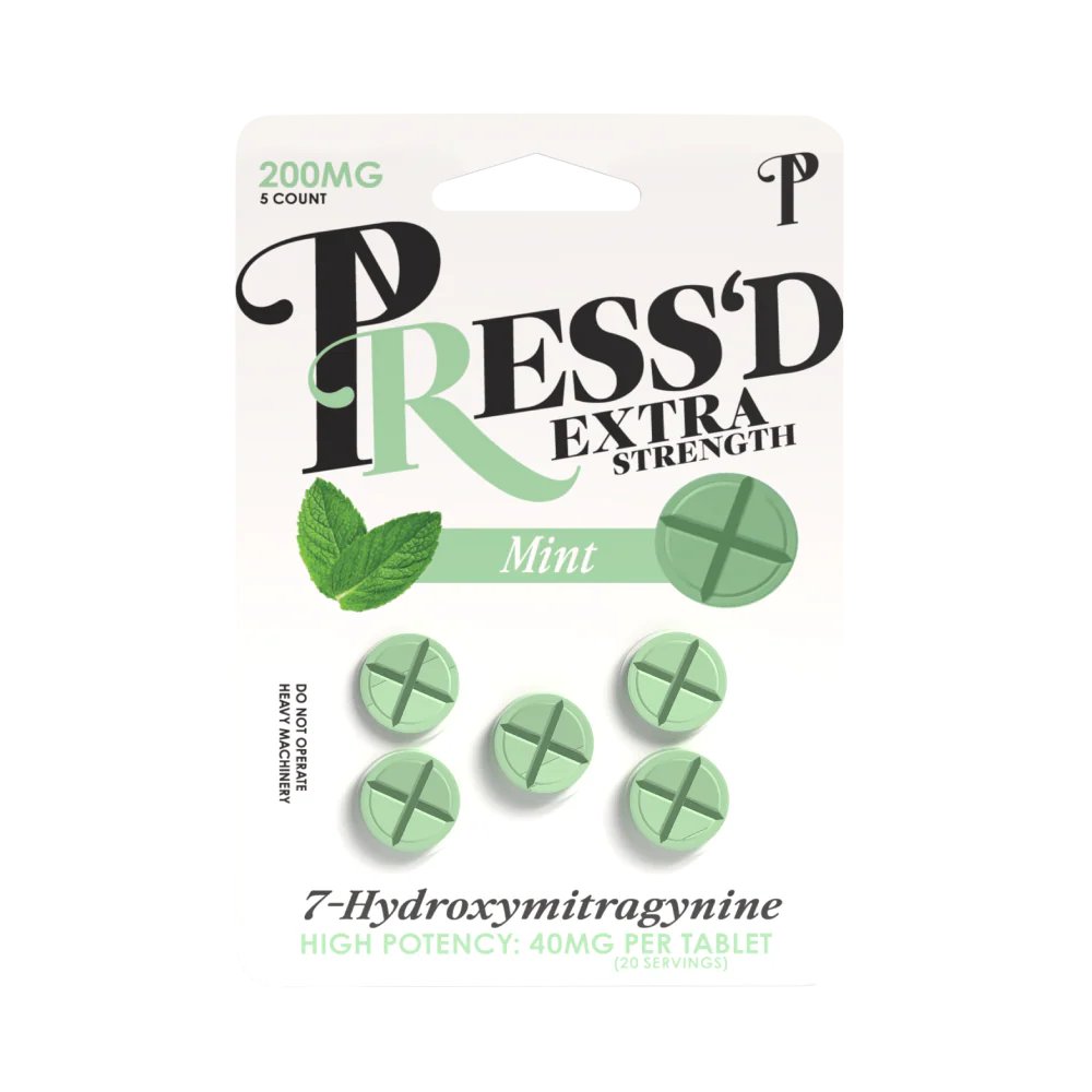 Press'd Extra Strength 40mg Mint 40mg 5ct 10pk