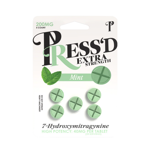Press'd Extra Strength 40mg Mint 40mg 5ct 10pk