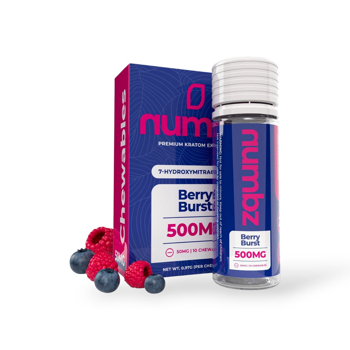Numbz 500mg Berry Burst 10ct 5pk