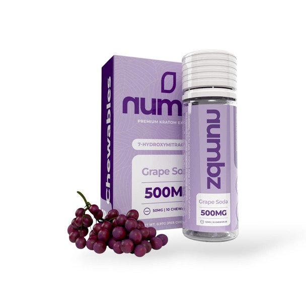 Numbz 500mg Grape Soda 10ct 5pk