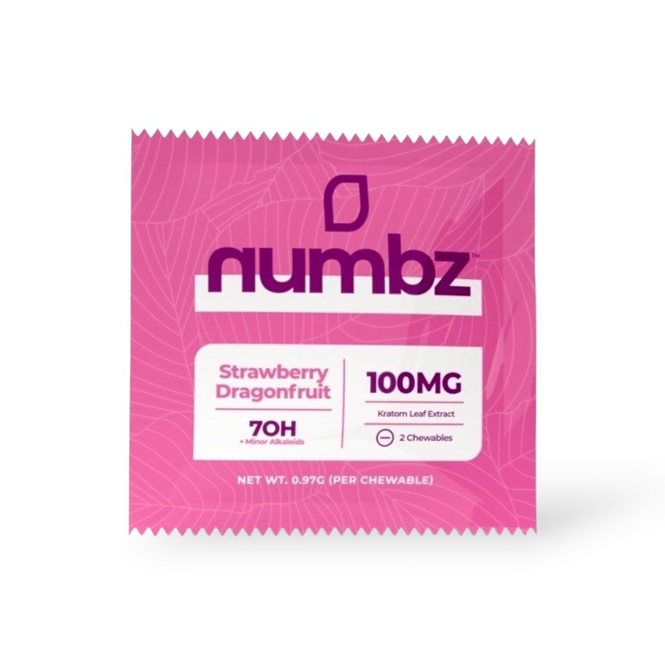 Numbz 100mg Strawberry Dragonfruit 2ct 20pk