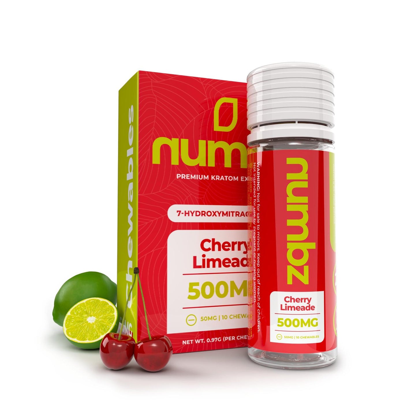 Numbz 500mg Cherry Limeade 10ct 5pk