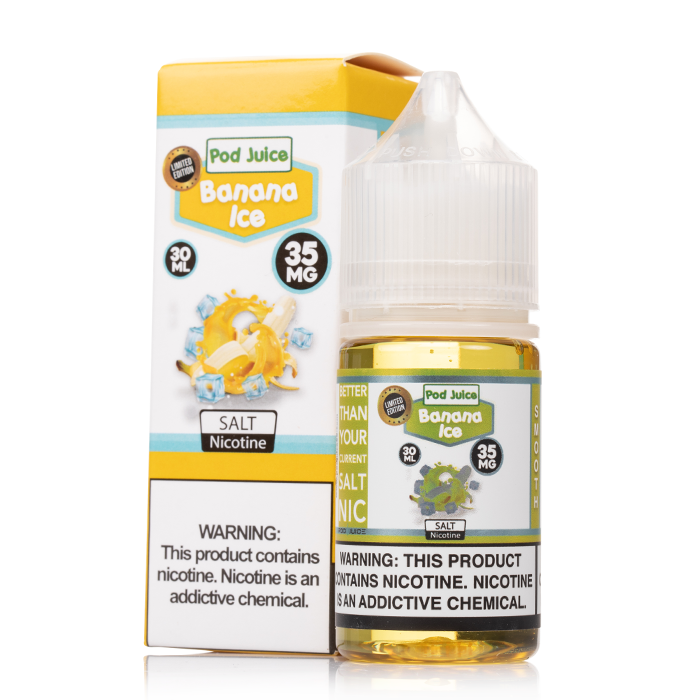 Pod Juice Banana Freeze 35mg Salt 30ml Salt Nic