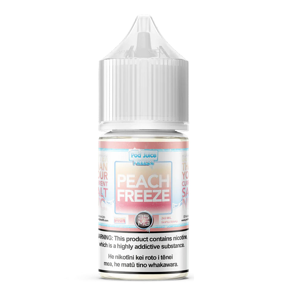 Pod Juice Peach Freeze 35mg 30ml Salt Nic