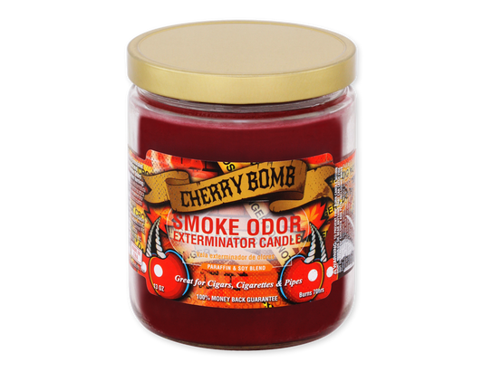 Smoke Odor 13oz Cherry Bomb Candle