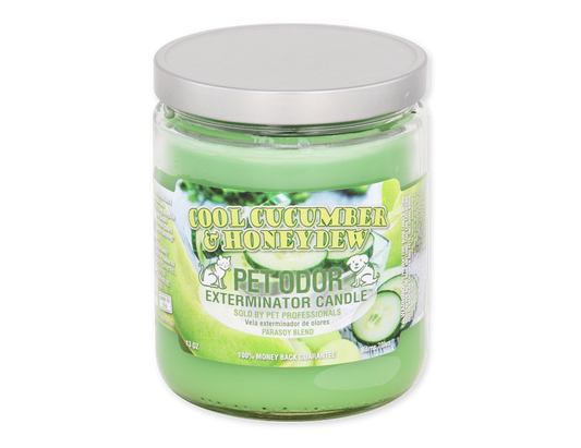 Smoke Odor 13oz Cool Cucumber & Honeydew Candle