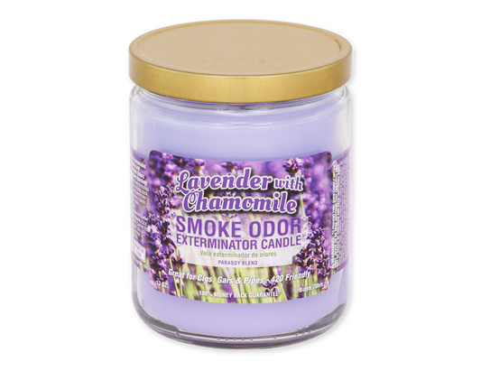 Smoke Odor 13oz Lavender with Chamomile Candle