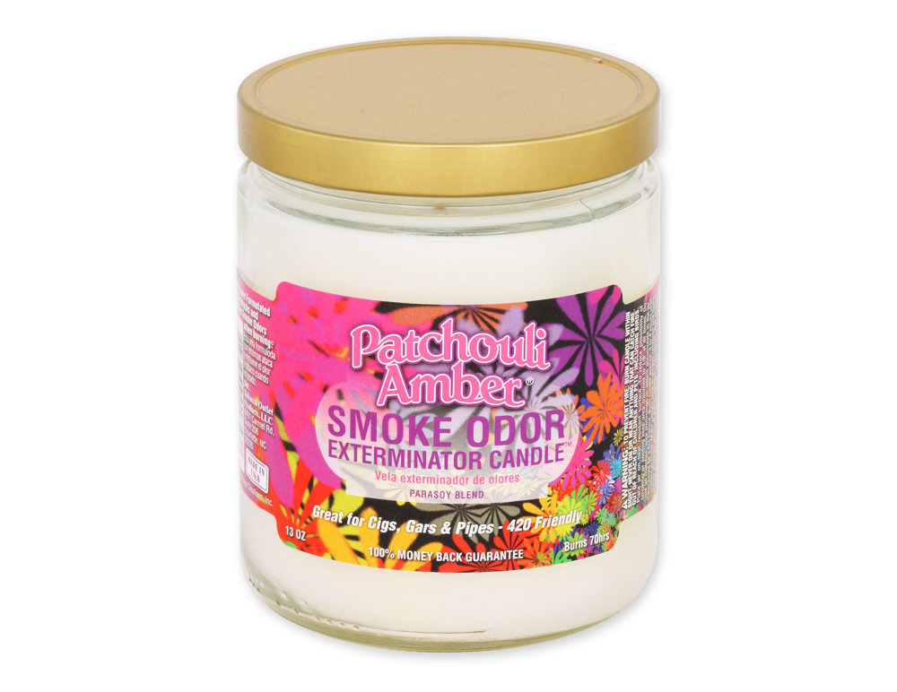 Smoke Odor 13oz Patchouli Amber Candle