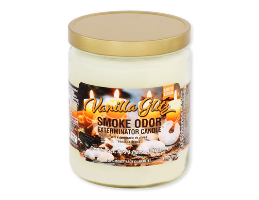 Smoke Odor 13oz Vanilla Glitz Candle
