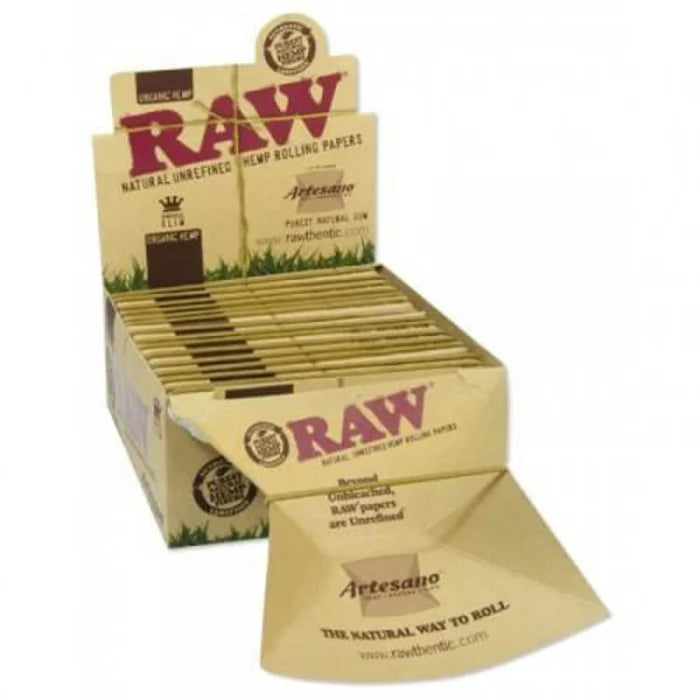 Raw Organic Artesano Kingsize Slim 15 Pack Box