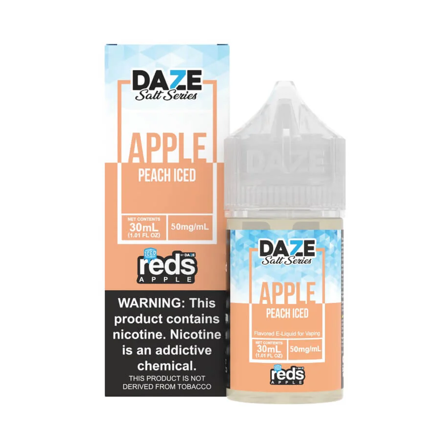 Reds Apple Peach Iced 50mg 30ml Salt Nic