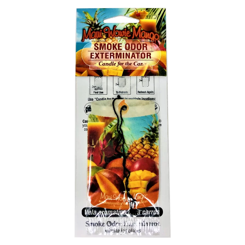Smoke Odor Car Air Freshner Maui Wowie Mango