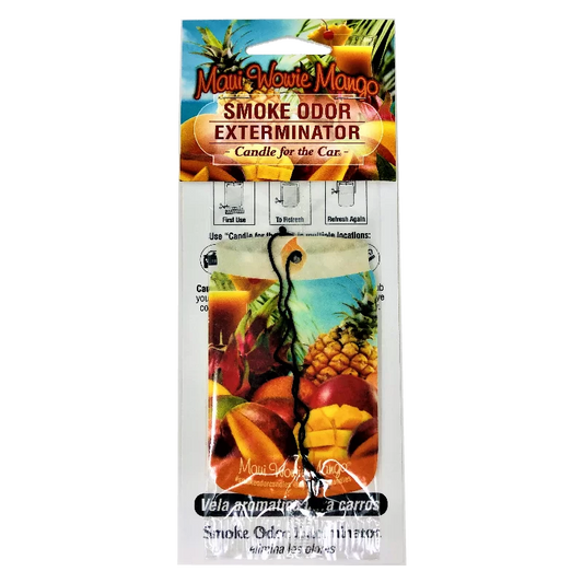 Smoke Odor Car Air Freshner Maui Wowie Mango