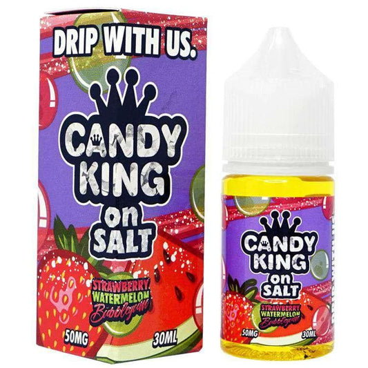 Candy King Strawberry Watermelon Bubble Gum 50mg 30ml Salt Nic