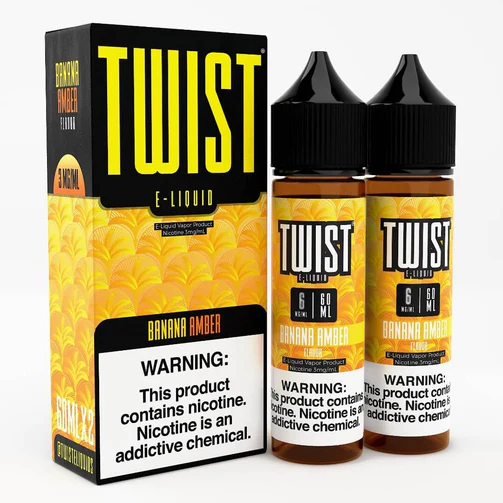Twist Banana Amber 6mg 60ml 2pk Juice