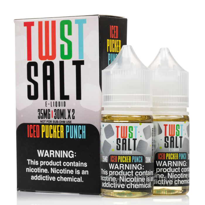 Twist Iced Pucker Punch 35mg 30ml 2pk Salt Nic
