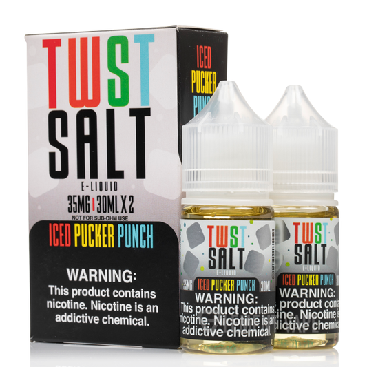 Twist Iced Pucker Punch 35mg 30ml 2pk Salt Nic