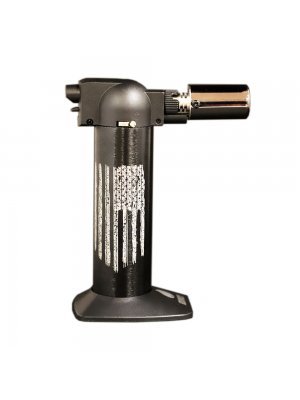 Newport Zero 6" Cigar Torch Wavy Black NTWB011