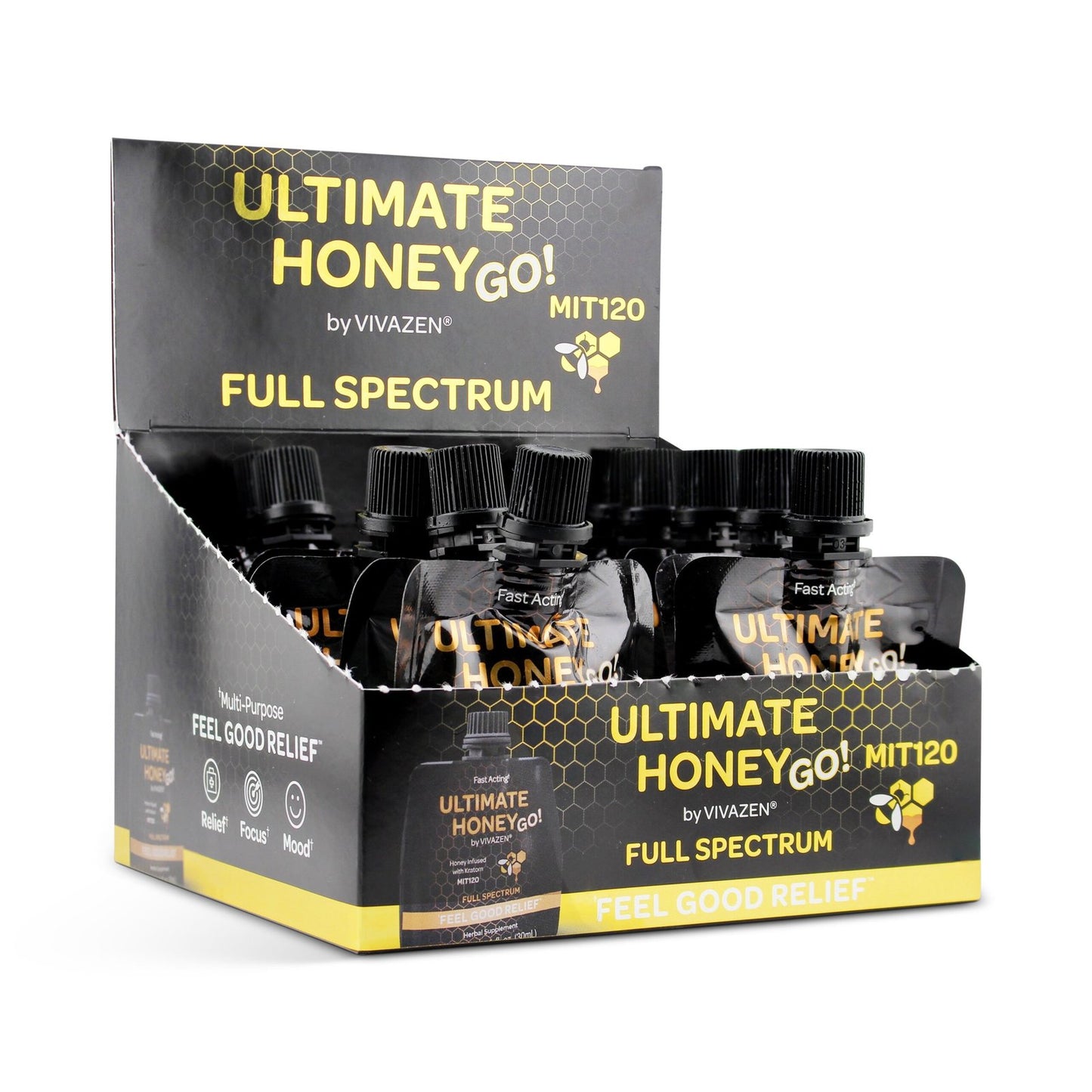 Viva Zen 120mg Mit Ultimate Honey Go! 12ct Pouch