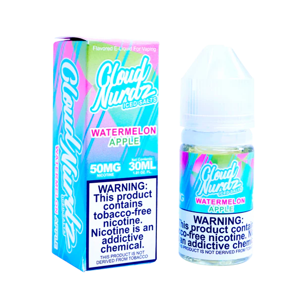 Cloud Nurdz Apple Watermelon 50mg 30ml Salt Nic